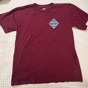 Boy’s Burgundy Salty Crew Graphic Tee